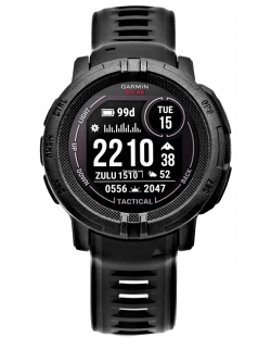 Смарт часовник Garmin - Instinct 2 Solar Tactical, 45mm, черен